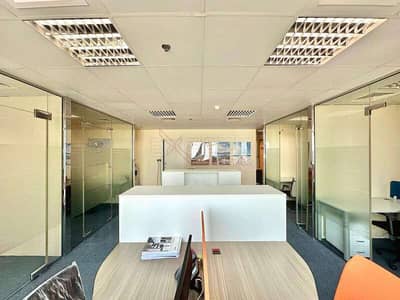 Office for Rent in Jumeirah Lake Towers (JLT), Dubai - Partitioned Office | Modern Office Space | Business Tower
