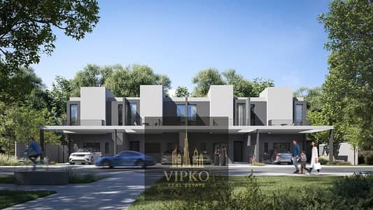 4 Bedroom Townhouse for Sale in Tilal City, Sharjah - TH-2&3-Front-01. jpg