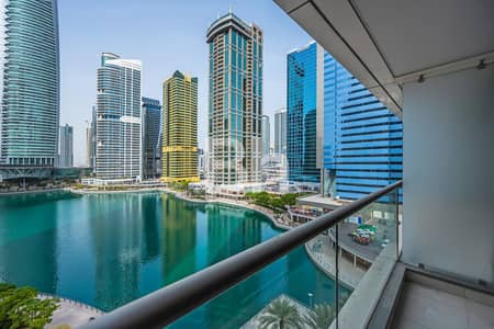 2 Bedroom Flat for Rent in Jumeirah Lake Towers (JLT), Dubai - Exclusive | Full Lake View | 4 Balconies
