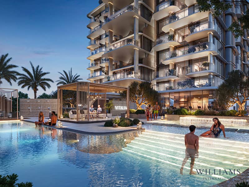 位于朱美拉棕榈岛，新月城，Vitalia by Pinnacle 2 卧室的公寓 8700700 AED - 12606830