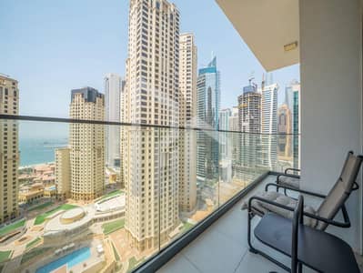 1 Bedroom Apartment for Sale in Dubai Marina, Dubai - Upgraded | Full Sea and Marina view | Furnished