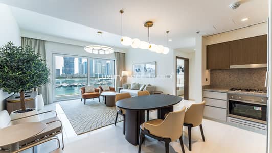 1 Bedroom Apartment for Rent in Dubai Harbour, Dubai - Vacant | Sea and Marina View | Furnished