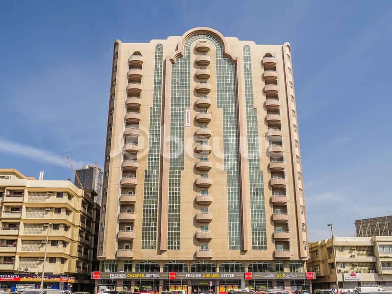 1 Bedroom hall apartment available in AL Majaz 2- (Series No- 06 & 12) @ 28,000 with One month grace period.