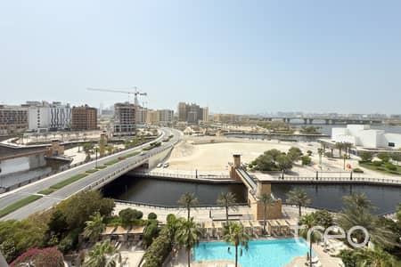 3 Bedroom Apartment for Rent in Culture Village (Jaddaf Waterfront), Dubai - Canal View | Versace Furniture | Vacant