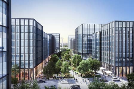 Office for Sale in Aljada, Sharjah - Landscape-aerial-4. jpg