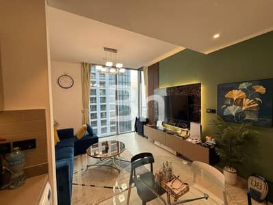 1 Bedroom Apartment for Rent in Sobha Hartland, Dubai - High floor | fully furnished | Burj Khalifa view