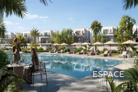 5 Bedroom Villa for Sale in Dubai South, Dubai - Rare Corner Plot | Backing Pool and Park