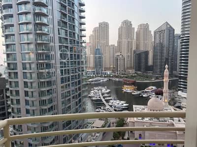 1 Bedroom Apartment for Rent in Dubai Marina, Dubai - Fully Furnished 1BR | Marina View | Near Metro