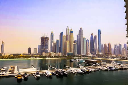 2 Bedroom Apartment for Rent in Dubai Harbour, Dubai - Corner Unit | Palm View | Overlooking Marina