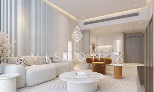 朱美拉环形村(JVC)， 迪拜 1 卧室单位待售 - Living 1. jpg