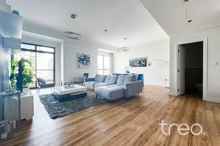 2 Bedroom Apartment for Rent in Jumeirah Beach Residence (JBR), Dubai - Partial Sea View | Vacant | Fully Furnished