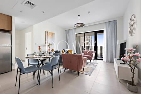 1 Bedroom Apartment for Rent in Dubai Creek Harbour, Dubai - Furnished | Vacant 1 Sept | Promenade View
