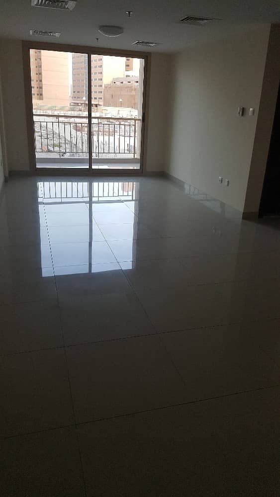 Jvc, 3 b/r with maid room , 4 cheques , large kitchen , large balcony , road view