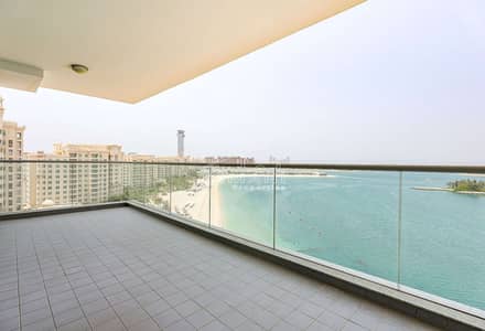 2 Bedroom Apartment for Rent in Palm Jumeirah, Dubai - Spacious 2BR Full Sea Burj Al Arab Views