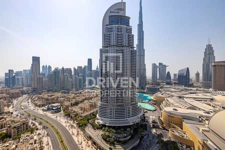 3 Bedroom Apartment for Rent in Downtown Dubai, Dubai - Near to Dubai Mall | High Floor | Burj View