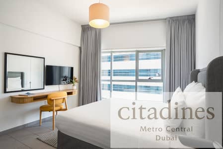 شقة فندقية 1 غرفة نوم للايجار في برشا هايتس (تيكوم)، دبي - Premier 1BR -Bedroom 3. jpg