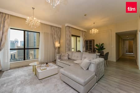 2 Bedroom Apartment for Rent in Jumeirah Beach Residence (JBR), Dubai - Nicely Fully Furnished I Renovated I Marina View