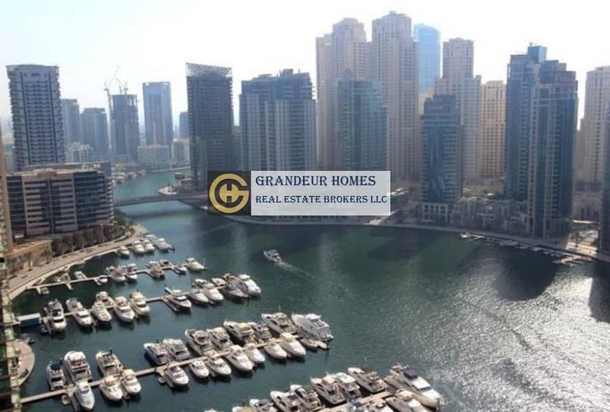 Exclusive 3br Study High Floor 100% Marina View in al majara 1