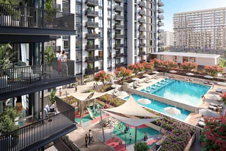 1 Bedroom Apartment for Sale in Town Square, Dubai - Pool View | Terrace | Spacious | 50% on Handover