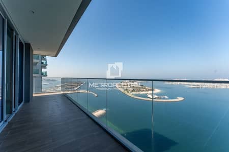 2 Bedroom Flat for Rent in Dubai Harbour, Dubai - Full Palm View | High Floor | Multiple Cheques