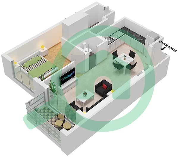 Type A- Varient 2 Unit 08, Floor 9-21, 26-38 Type A- Varient 2 Unit 08, Floor 9-21, 26-38