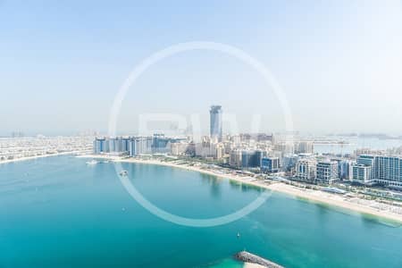 1 Bedroom Apartment for Rent in Dubai Harbour, Dubai - Palm Jumeirah View | High Floor | Vacant Now