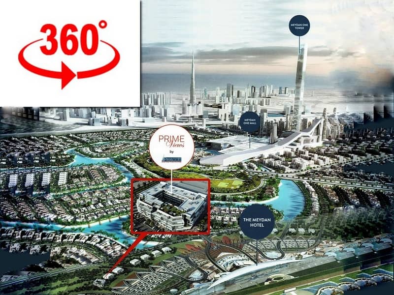 Next to Meydan Hotel | 60% Post Handover for 4 yrs | 2% DLD