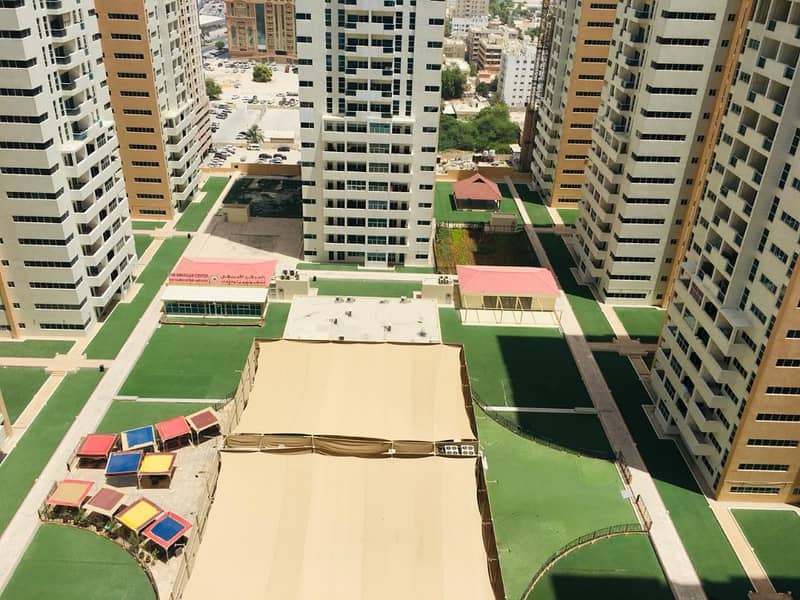2 bhk garden view with free parking in Ajman one tower