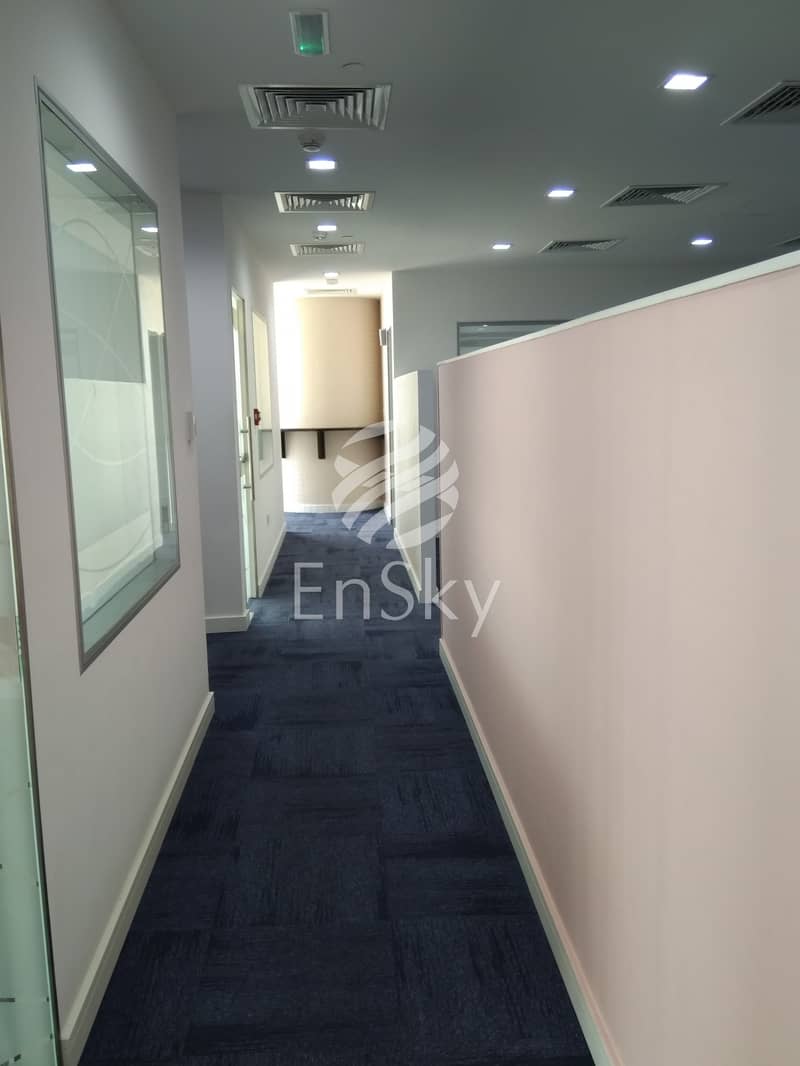 Big fitted Office in Addax Tower for Rent