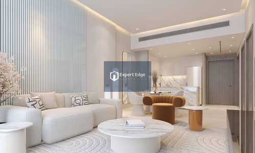 2 Bedroom Flat for Sale in Jumeirah Village Circle (JVC), Dubai - Living 1. jpg