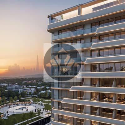 Studio for Sale in Dubai Land Residence Complex, Dubai - bldg balcony view. jpg