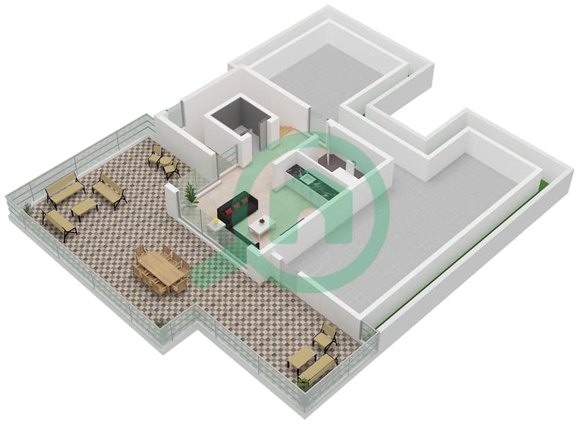 Farm Gardens 2 - 5 Bedroom Villa Type HORIZON-MIRROR Floor plan Type Horizon-Mirror Floor Second interactive3D