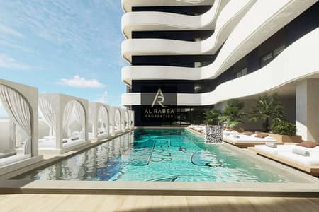 1 Bedroom Apartment for Sale in Al Amerah, Ajman - One-678-Residences-pool-3. jpeg
