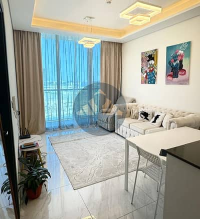 1 Bedroom Apartment for Rent in Arjan, Dubai - living room dining. jpg