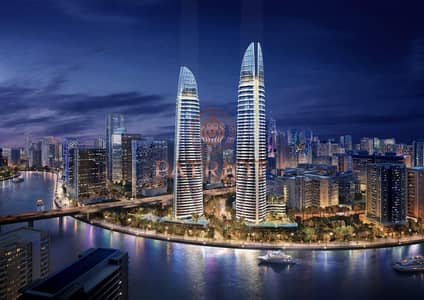 商业湾， 迪拜 1 卧室公寓待售 - canal height4. jpg
