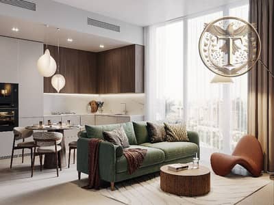 1 Bedroom Flat for Sale in Dubai Sports City, Dubai - AUREL1A_1 bedroom_Living-fotor-2025082618710. png