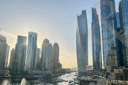 2 Bedroom Apartment for Rent in Dubai Marina, Dubai - Full Marina View | Vacant | Mid floor | Spacious