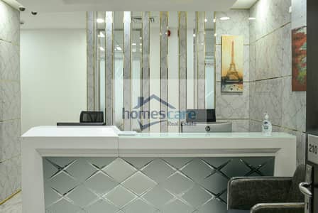 مکتب  للايجار في شارع الشيخ زايد، دبي - 2101_Reception_Area. jpeg