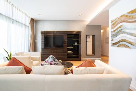 2 Cпальни Апартаменты в аренду в Аль Васль, Дубай - City-Walk-408-Living Room (3). jpg
