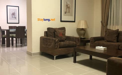 2 Bedroom Villa for Rent in Tourist Club Area (TCA), Abu Dhabi - Fully Furnished Two Bedroom - Al Salam Str.