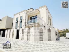 بسعر شامل رسوم التسجيل وبدون رسوم سنوية تملك فيلا كورنر 3 طوابق 6 غرف في عجمان اول ساكن تملك حر تشطيب سوبر ديلوكس بجوار مسجد والخدمات
