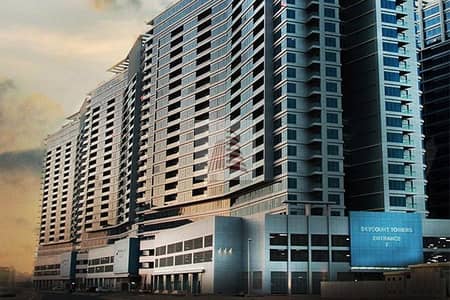 1 Bedroom Flat for Rent in Dubai Land Residence Complex, Dubai - Large 1 BHK With Balcony available for Rent in skycourt towers 55k