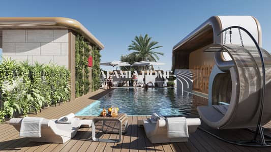 شقة 2 غرفة نوم للبيع في مجمع دبي لاند ريزيدنس، دبي - VIEW 1 POOL(1). jpg