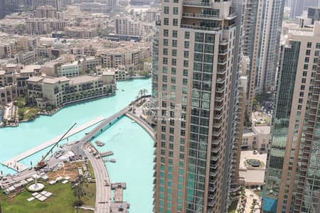 2 Bedroom Flat for Sale in Downtown Dubai, Dubai - Vacant | High Floor | Fountains View