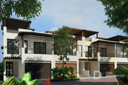 4 Bedroom Townhouse for Sale in Dubailand, Dubai - Corner TH | G Plus 2 | Pool | Elevator