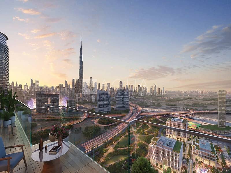 位于迪拜设计区，设计区，C座 3 卧室的顶楼公寓 6800000 AED - 12641510
