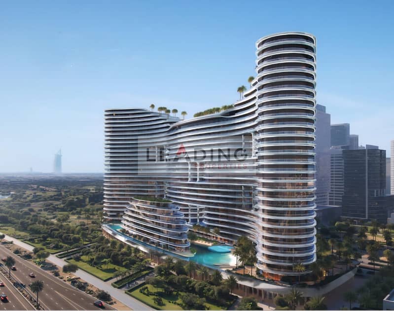 Masterfully Designed 4-Bedroom in the Heart of Business Bay | 3882.55sqft | MAIN ROAD, SPORT FIELD & BUILDING AMENITY VIEW