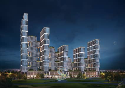 3 Cпальни Апартаменты Продажа в Собха Хартланд, Дубай - Sobha One - Evening Shot. jpg