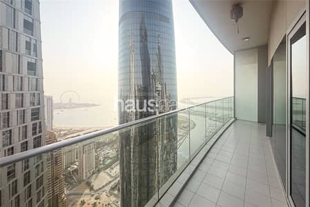 1 Bedroom Apartment for Sale in Dubai Marina, Dubai - Vacant | High Floor | Sea View | Fendi