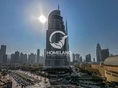 1 Bedroom Flat for Rent in Downtown Dubai, Dubai - Burj View | Study Room | Furnished | AC Free